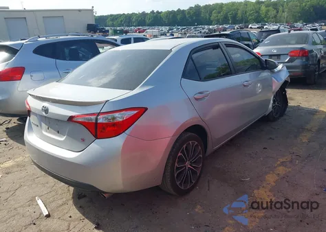 2016 Toyota Corolla S Plus from USA, damaged, VIN 2T1BURHE9GC572606
